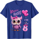 Birthday Shirt Cute Owl - Whooo hooo I’m 8 Years - Girls T-Shirt - T-Shirt | Royal