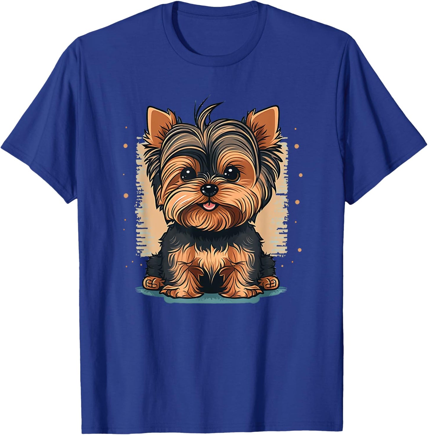 Funny Yorkshire Terrier Cute Puppy T-Shirt - T-Shirt | Royal
