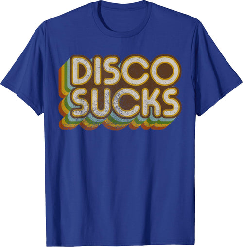 Vintage Disco Sucks Retro 1970s Dancing Music, Distressed