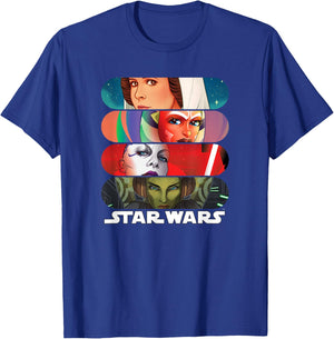 Stars Wars Women of the Galaxy T-Shirt - T-Shirt | Royal