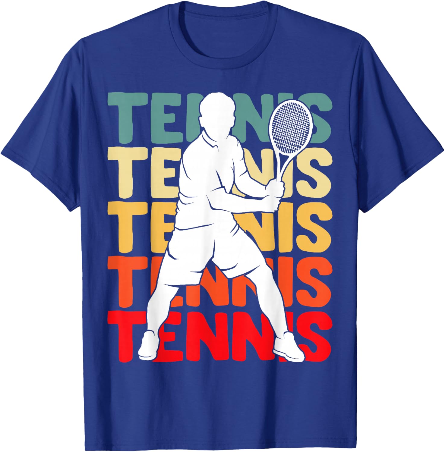 Tennis Youth Men Boys Kids T-Shirt - T-Shirt | Royal