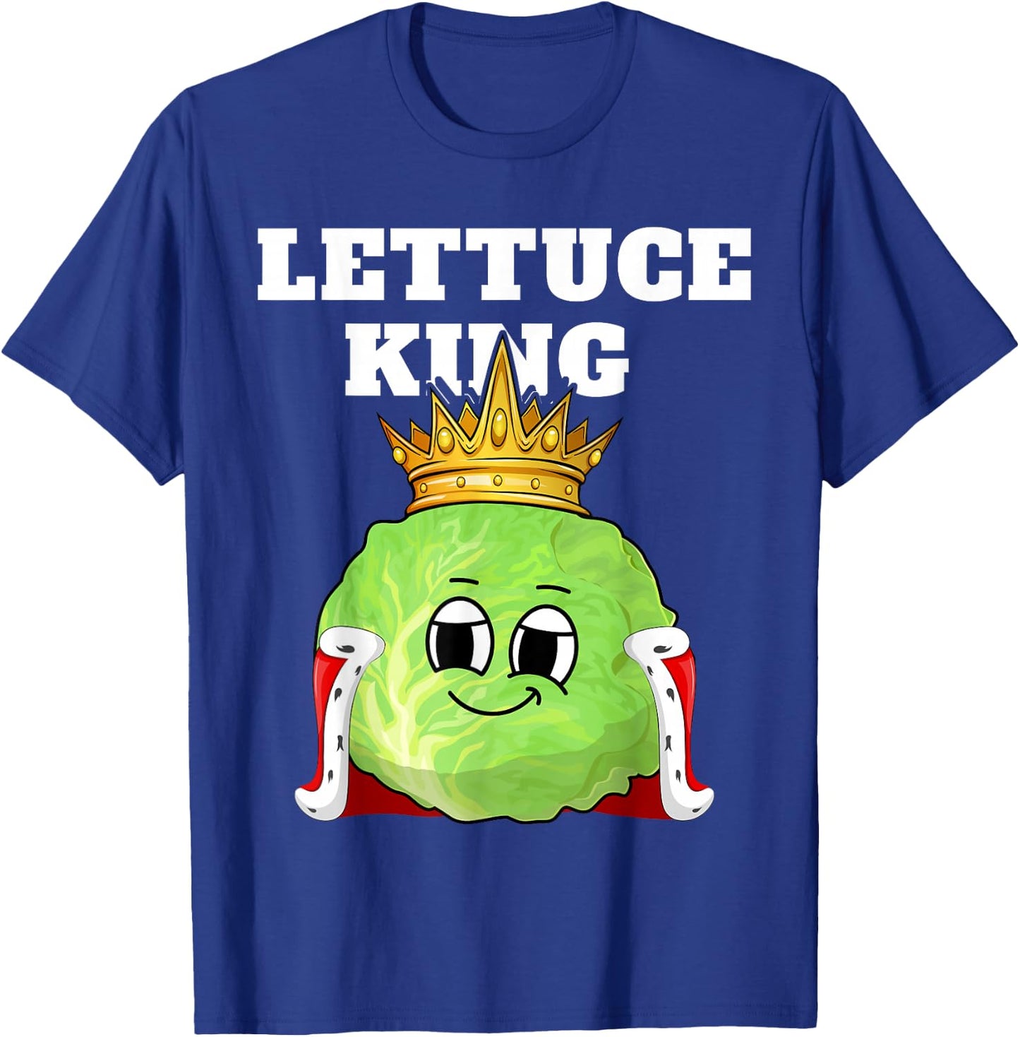 Lettuce King | Lettuce Design | Boys Lettuce T-Shirt - T-Shirt | Royal