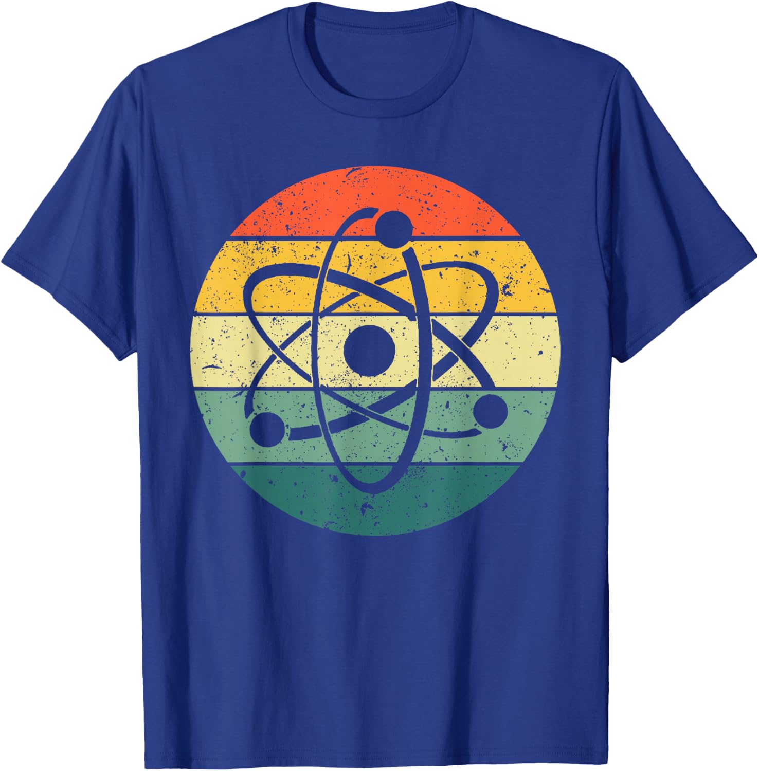 Cool Atom Art Men Women Biology Physics Chemistry Teacher T-Shirt - T-Shirt | Royal