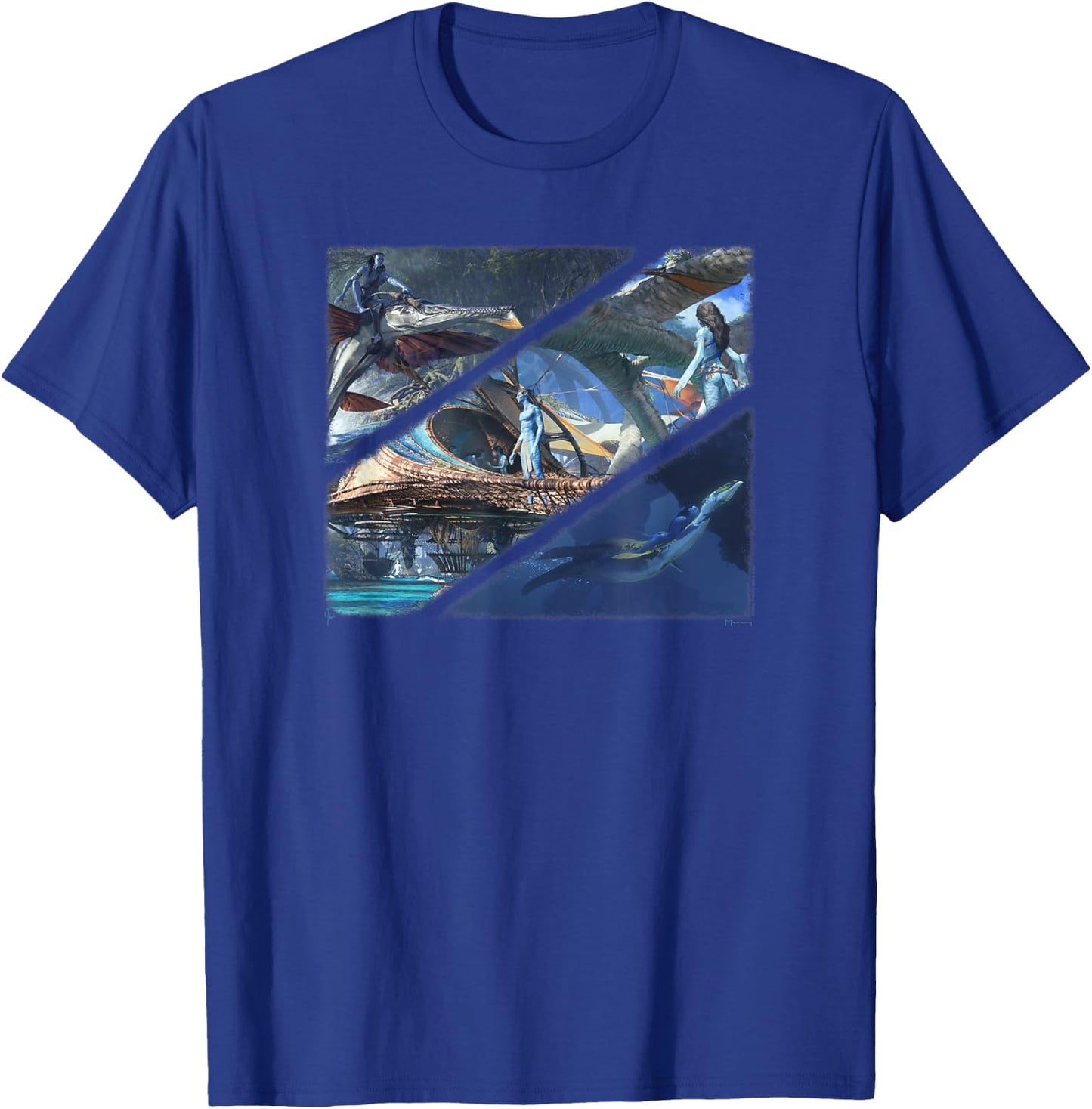 Art of Avatar Collection: Art of Avatar Collage T-Shirt - T-Shirt | Royal