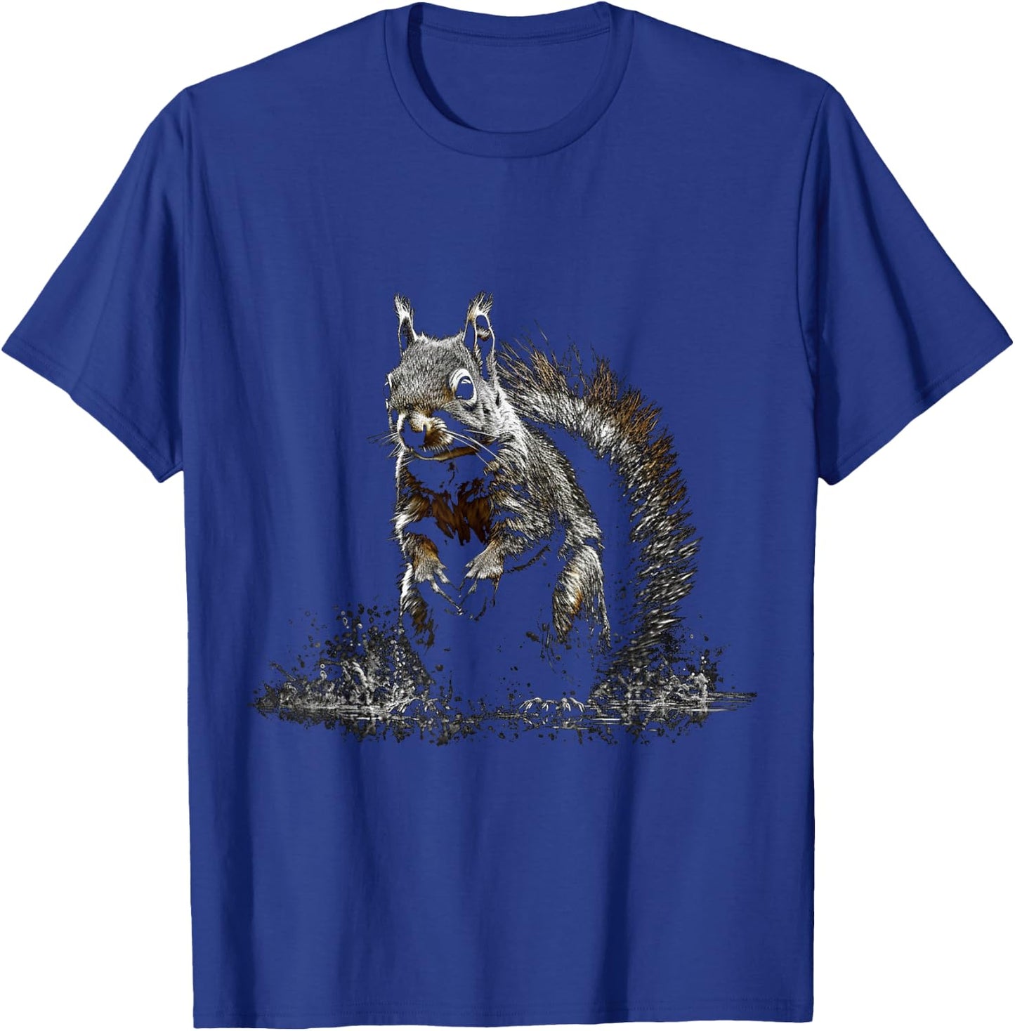 Squirrel Artwork - Animal Squirrel T-Shirt - T-Shirt | Royal