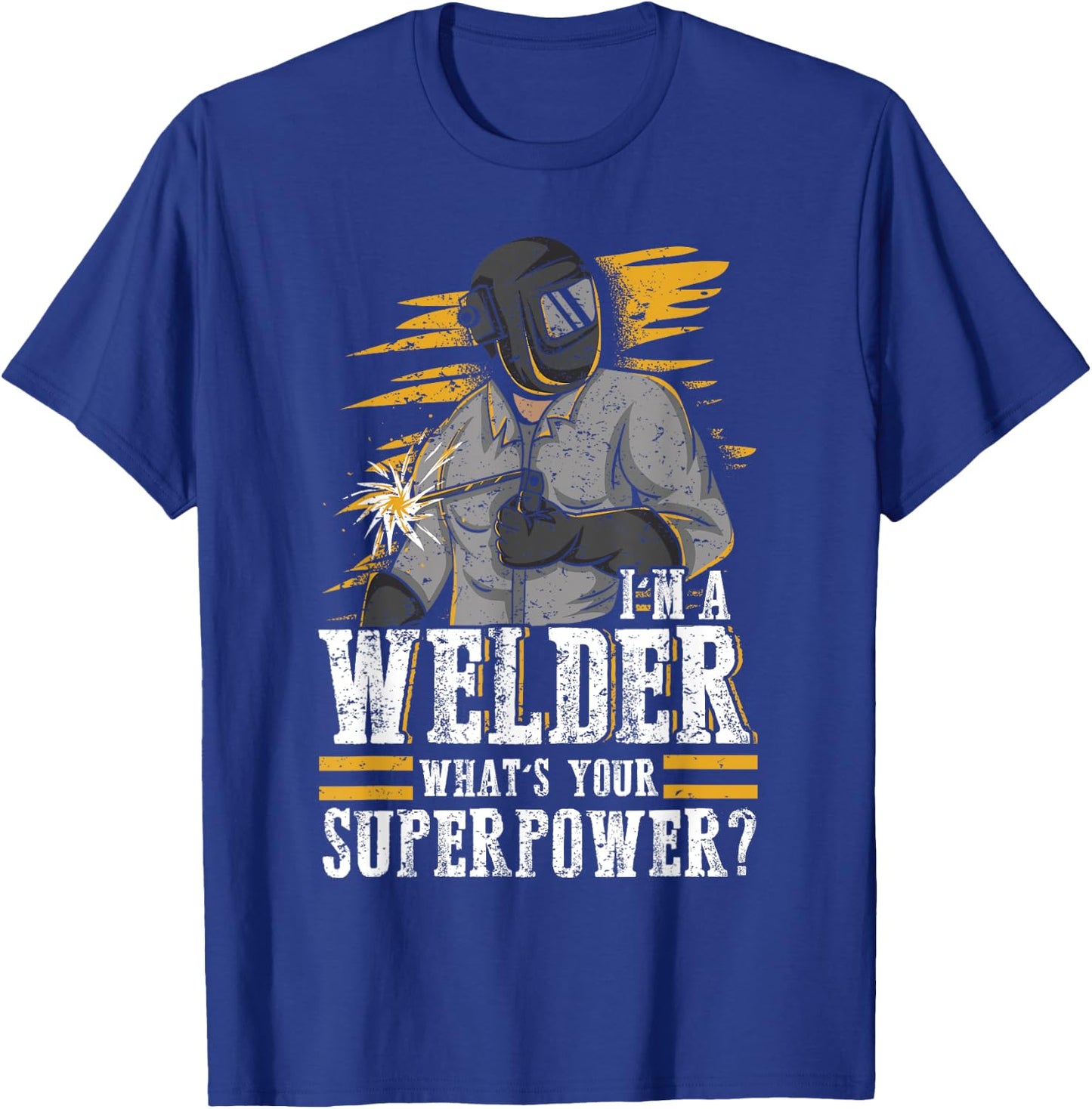 Proud Welding Worker Shirt For Welder T-Shirt - T-Shirt | Royal