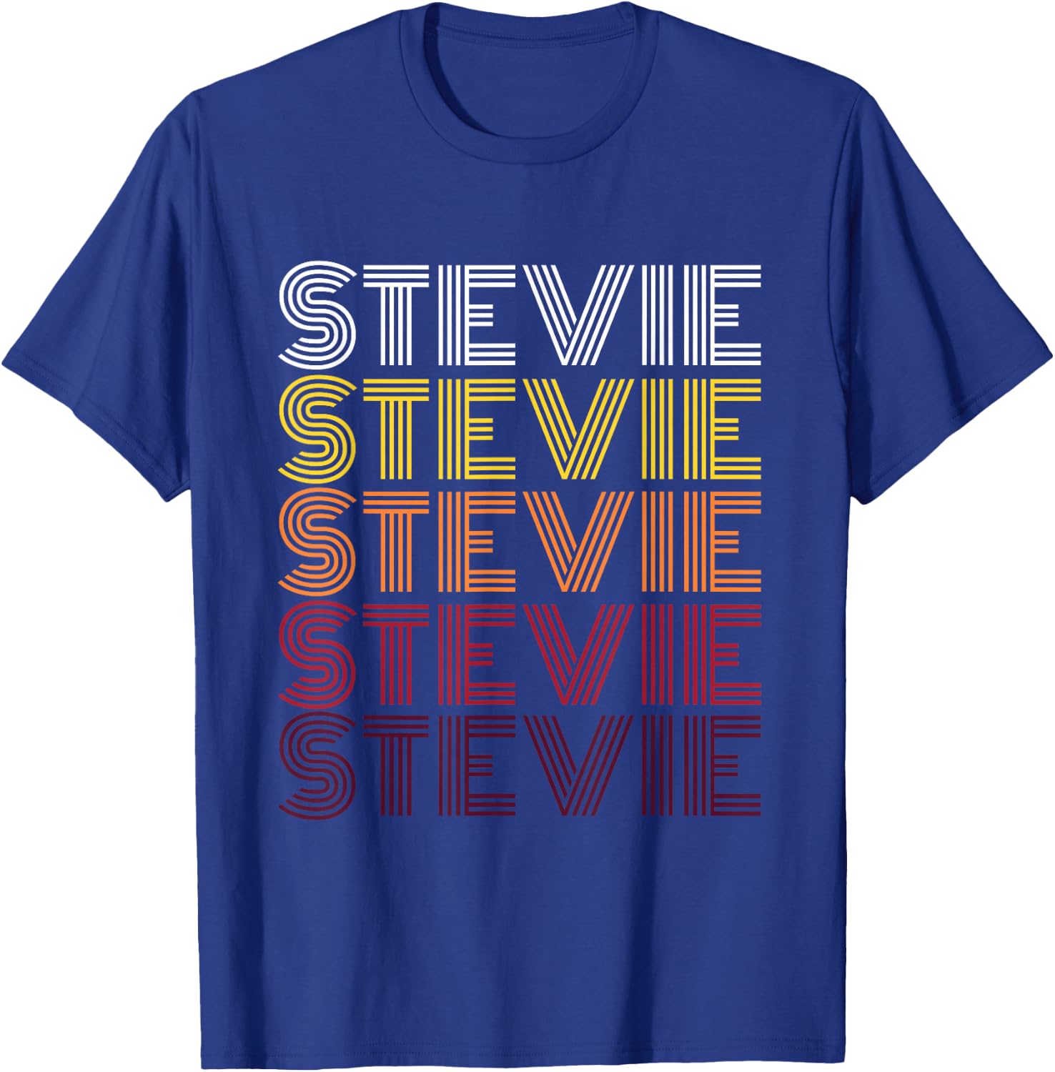 Funny Stevie First Name Vintage Stevie T-Shirt - T-Shirt | Royal