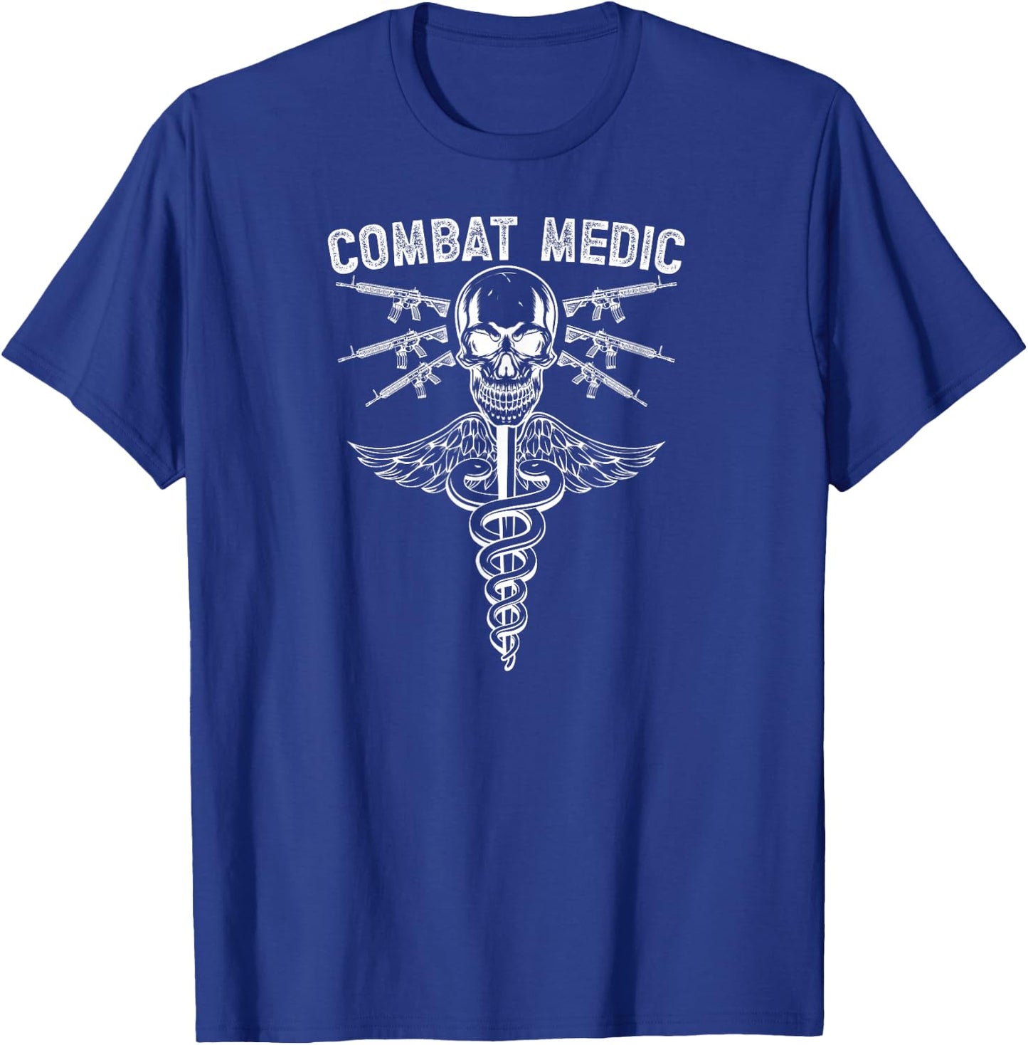 Combat Medic Caduceus Combat Medics T-Shirt - T-Shirt | Royal