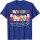 Swaddle Specialist NICU Mother Baby Nurse ICU PICU Christmas T-Shirt - T-Shirt | Royal