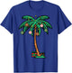 Christmas Palm Xmas Tree Tropical Beach Hawaii Women Men Kid T-Shirt - T-Shirt | Royal