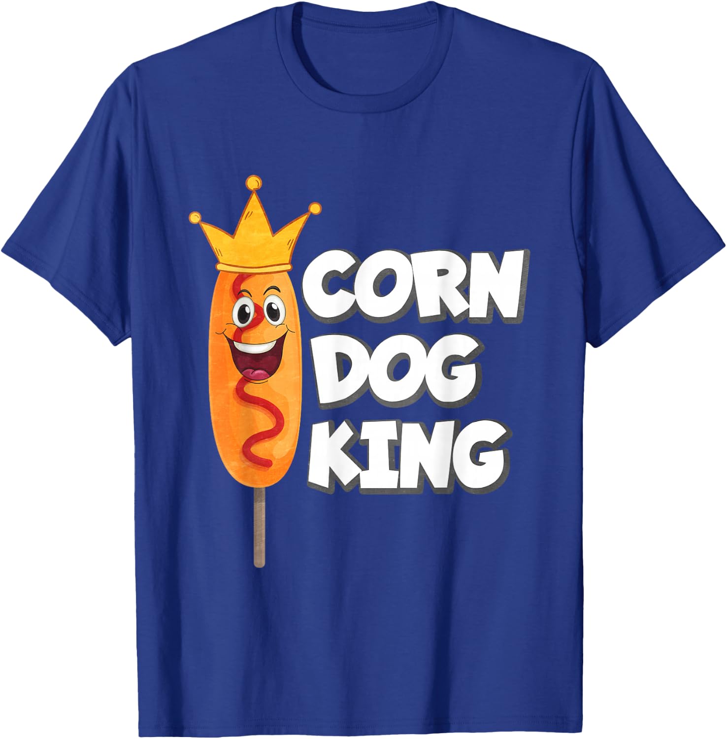 Corn Dog King T-Shirt - T-Shirt | Royal