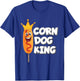 Corn Dog King T-Shirt - T-Shirt | Royal