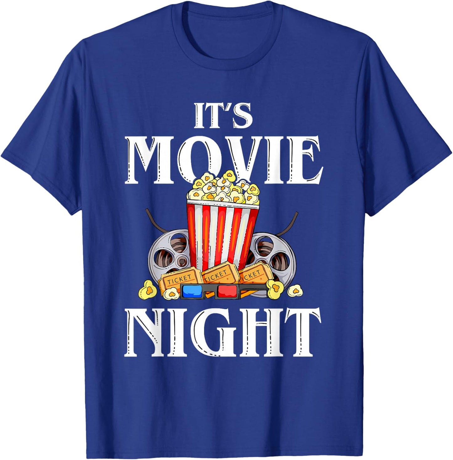 Family Movie Night Outfit Women Kids - Movie Lover T-Shirt - T-Shirt | Royal