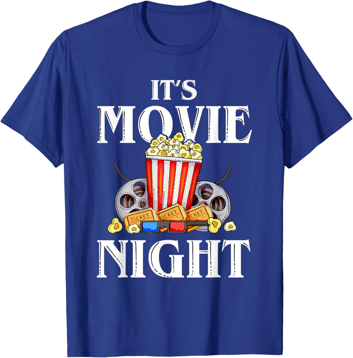 Family Movie Night Outfit Women Kids - Movie Lover T-Shirt - T-Shirt | Royal