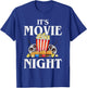 Family Movie Night Outfit Women Kids - Movie Lover T-Shirt - T-Shirt | Royal
