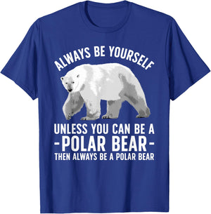 Funny Polar Bear Art Women Boys Girls Sea Bear Lover T-Shirt - T-Shirt | Royal