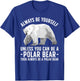 Funny Polar Bear Art Women Boys Girls Sea Bear Lover T-Shirt - T-Shirt | Royal