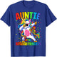 Auntie of the Birthday Princess Girl Dabbing Unicorn T-Shirt - T-Shirt | Royal