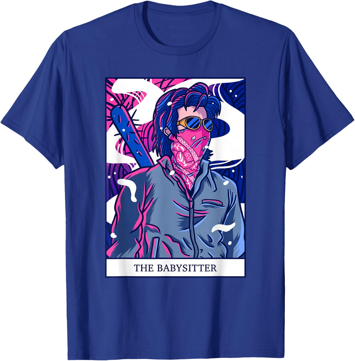 Stranger Things Steve Harrington The Babysitter Tarot Card T-Shirt - T-Shirt | Royal