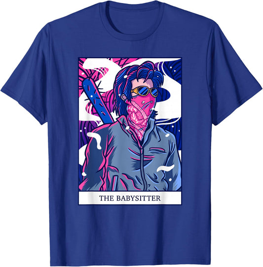 Stranger Things Steve Harrington The Babysitter Tarot Card T-Shirt - T-Shirt | Royal