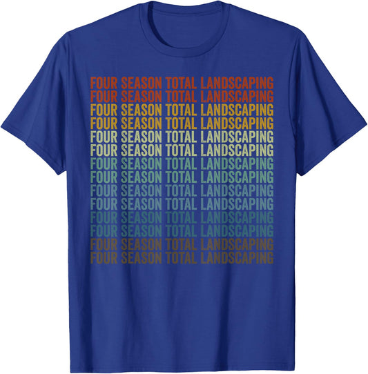 Four Season Total Landscaping Landscaping Lover Landscaper T-Shirt - T-Shirt | Royal