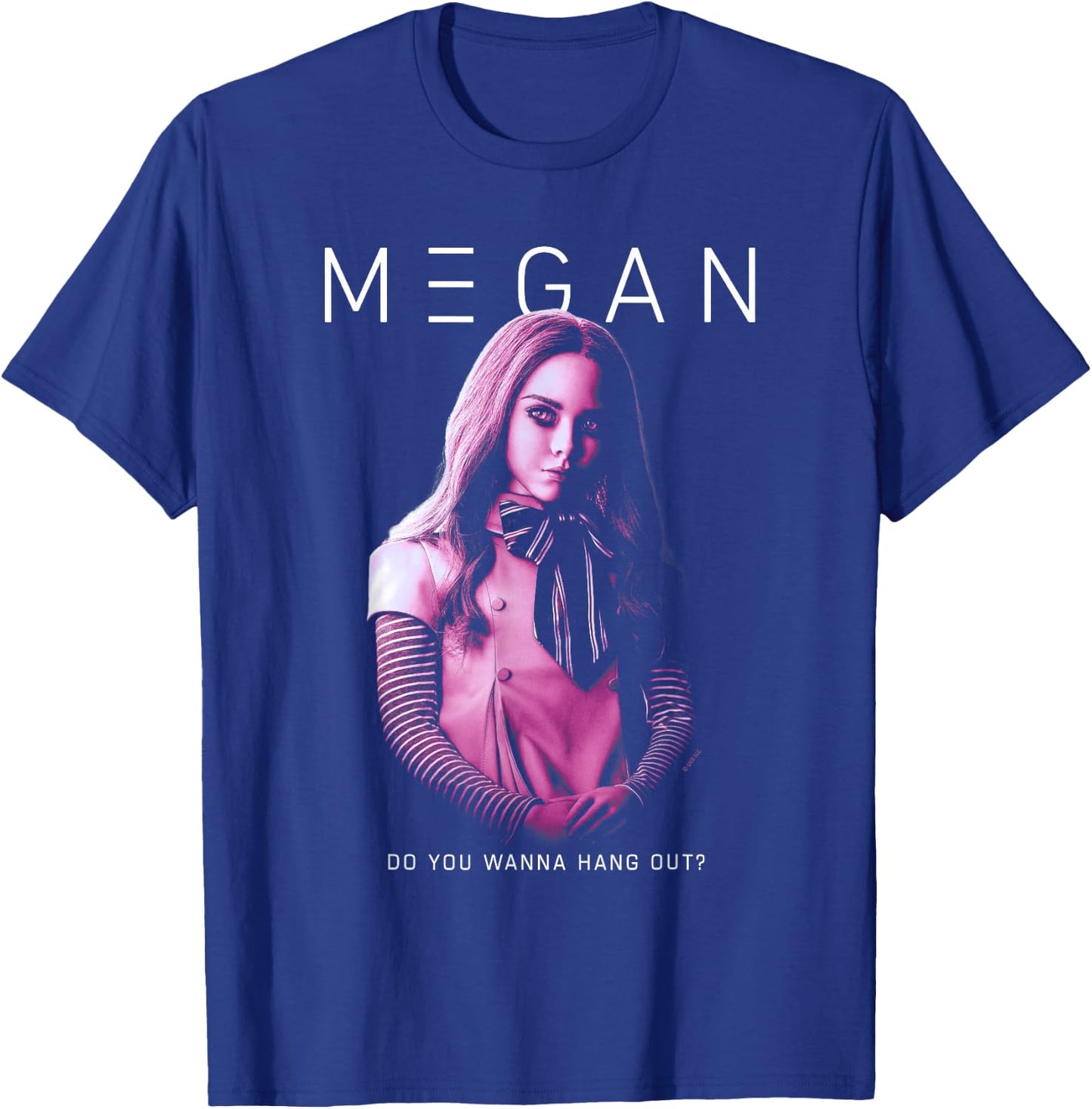 M3GAN Do You Wanna Hangout? Small T-Shirt - T-Shirt | Royal
