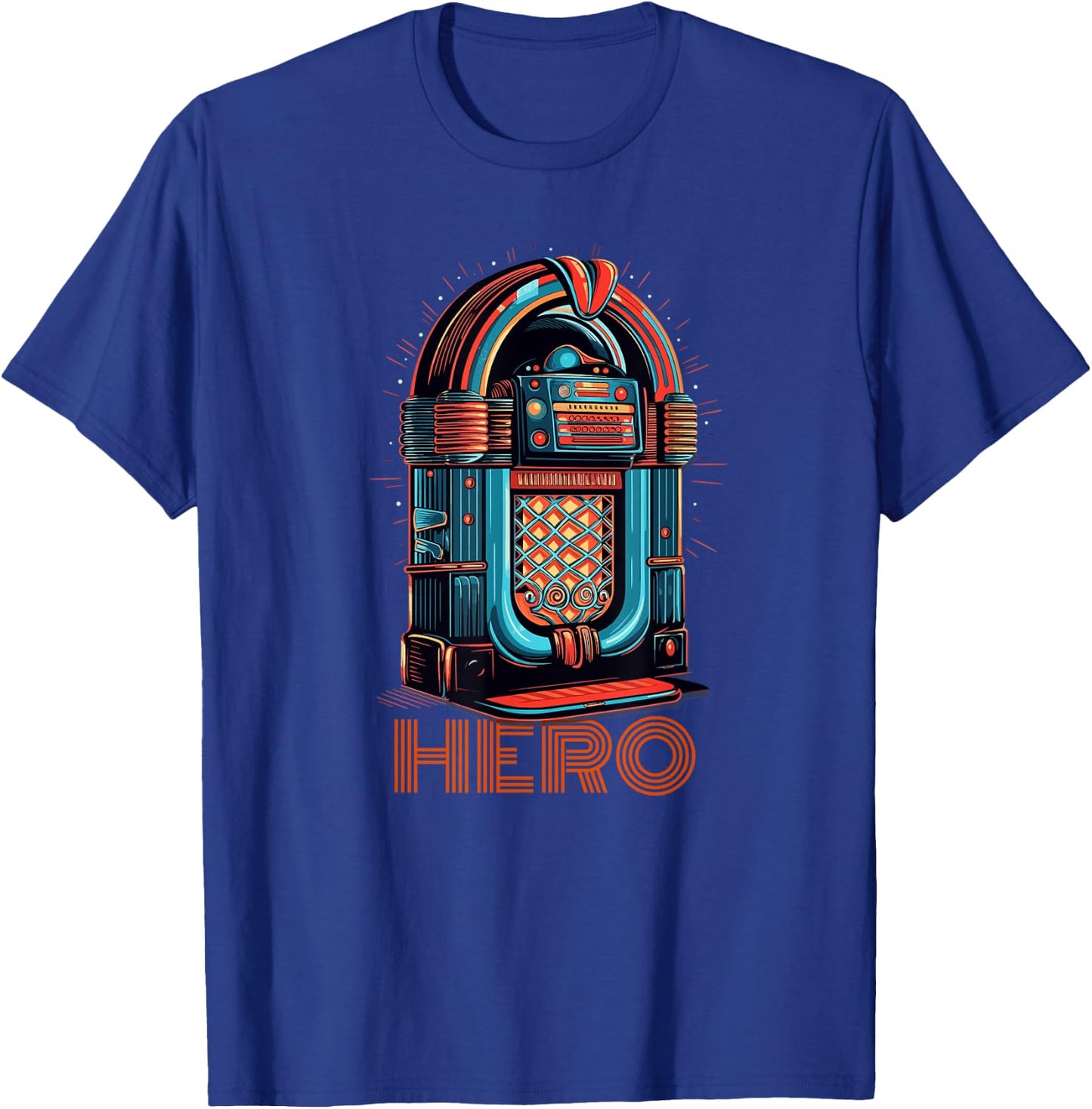 Classic Jukebox Hero Lover T-Shirt - T-Shirt | Royal