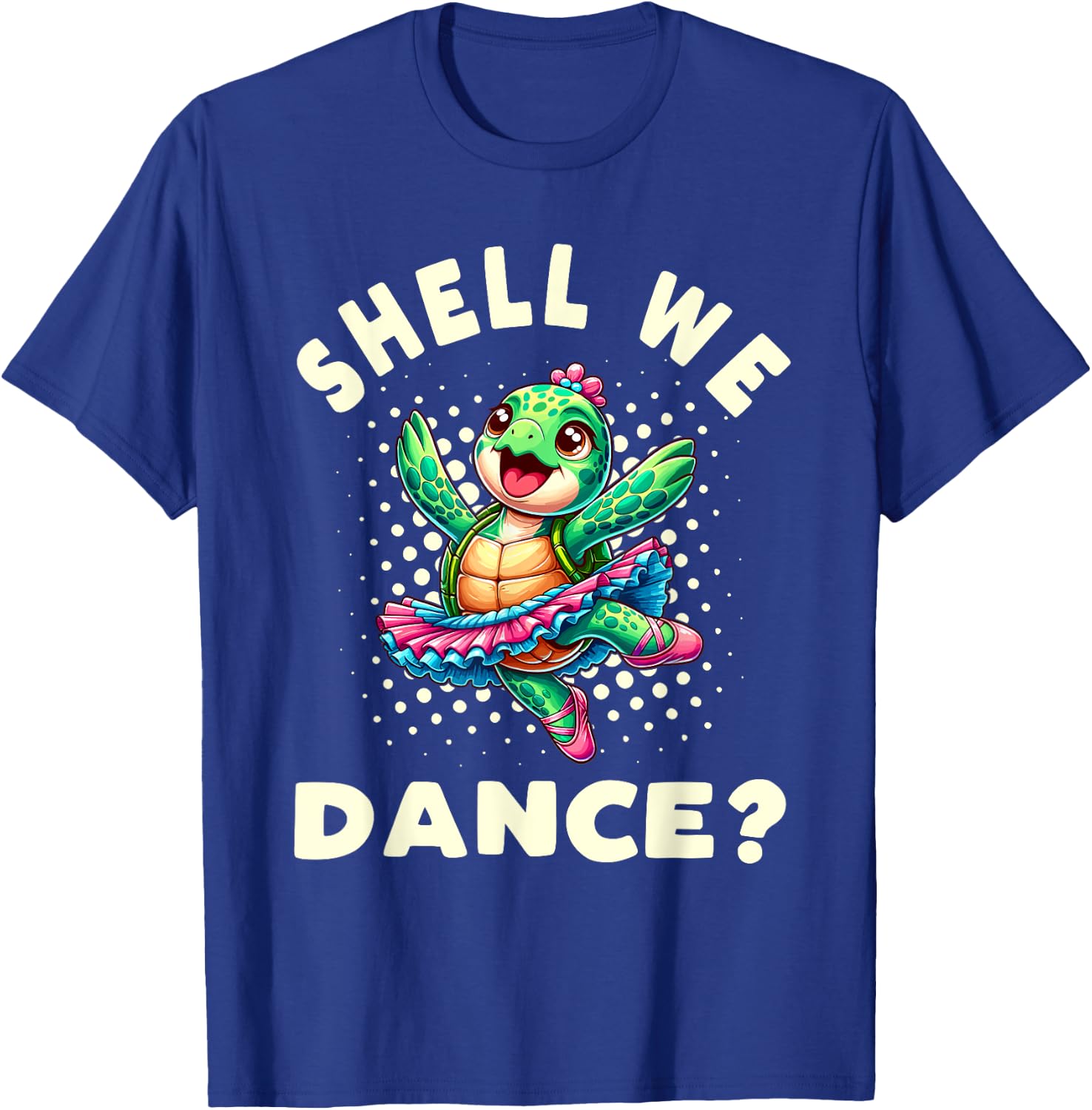 Ballet Dancer Turtle Ballerina T-Shirt - T-Shirt | Royal