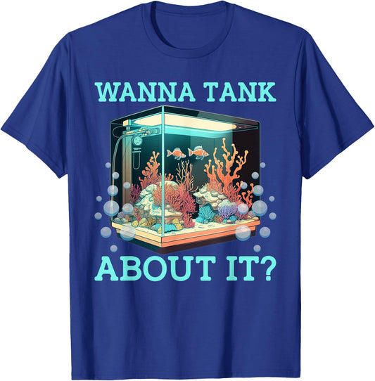 Aquarium Aquarist FishKeeper Reefers Keeper Tank Cleaning T-Shirt - T-Shirt | Royal