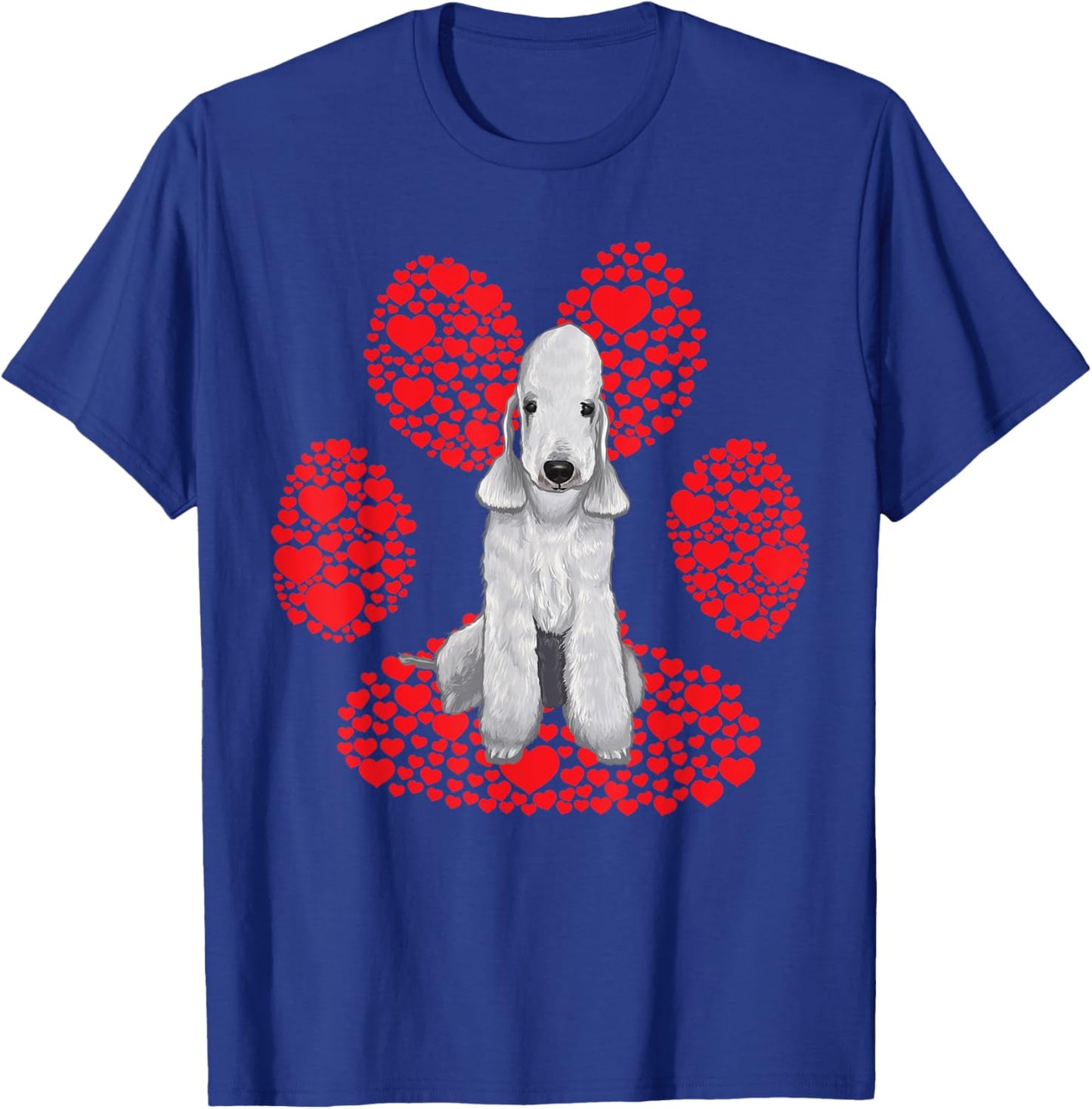 Bedlington Terrier Love Pata T-Shirt - T-Shirt | Royal