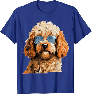 Cockapoo Dog Breed Pet with Sunglasses T-Shirt - T-Shirt | Royal