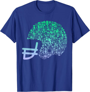 Football Helmet Design for Football Player | Boys Football T-Shirt - T-Shirt | Royal