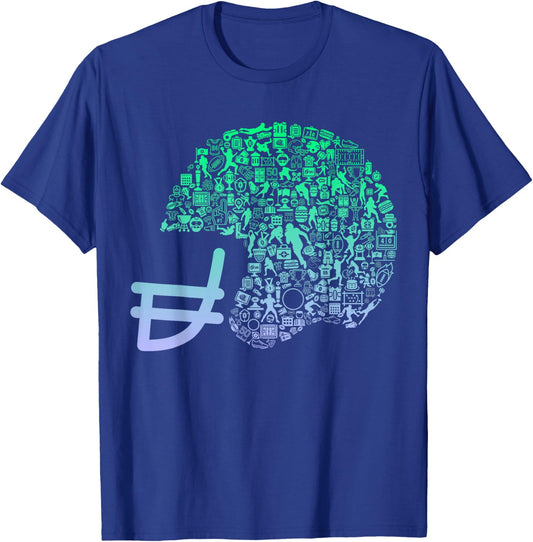 Football Helmet Design for Football Player | Boys Football T-Shirt - T-Shirt | Royal