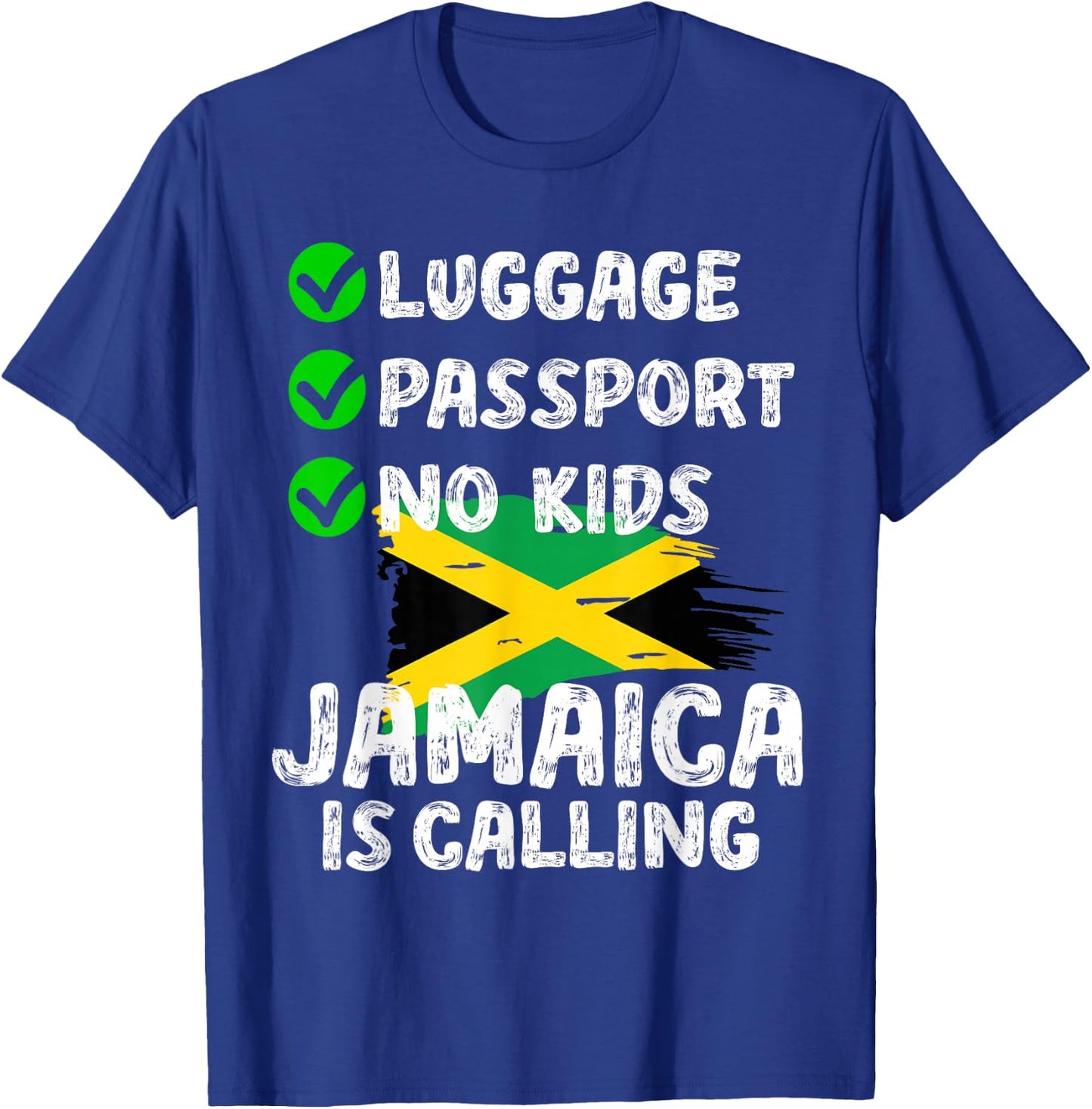 Jamaican Travel Vacation Outfit To Jamaica Men Women Jamaica T-Shirt - T-Shirt | Royal