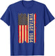 Vintage 1964 60th Birthday Gifts 60 Years Old American Flag T-Shirt - T-Shirt | Royal