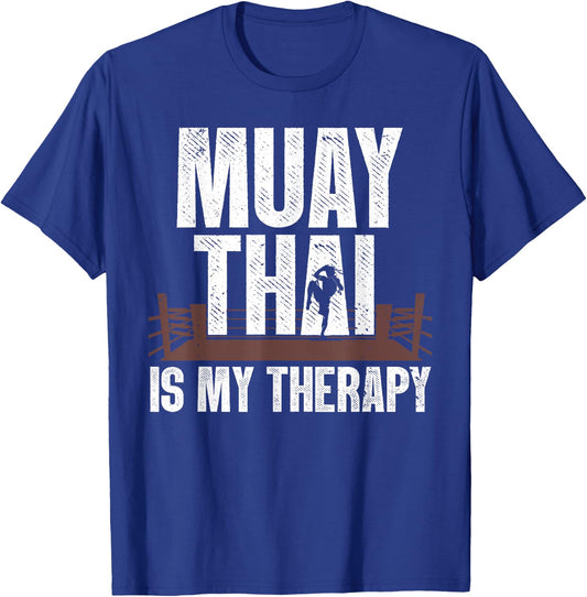Funny Muay Thai Design Women Kids Muay Thai Boxing T-Shirt - T-Shirt | Royal