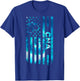 CNA - American Flag July 4th Certified Nurse Assistant CNA T-Shirt - T-Shirt | Royal