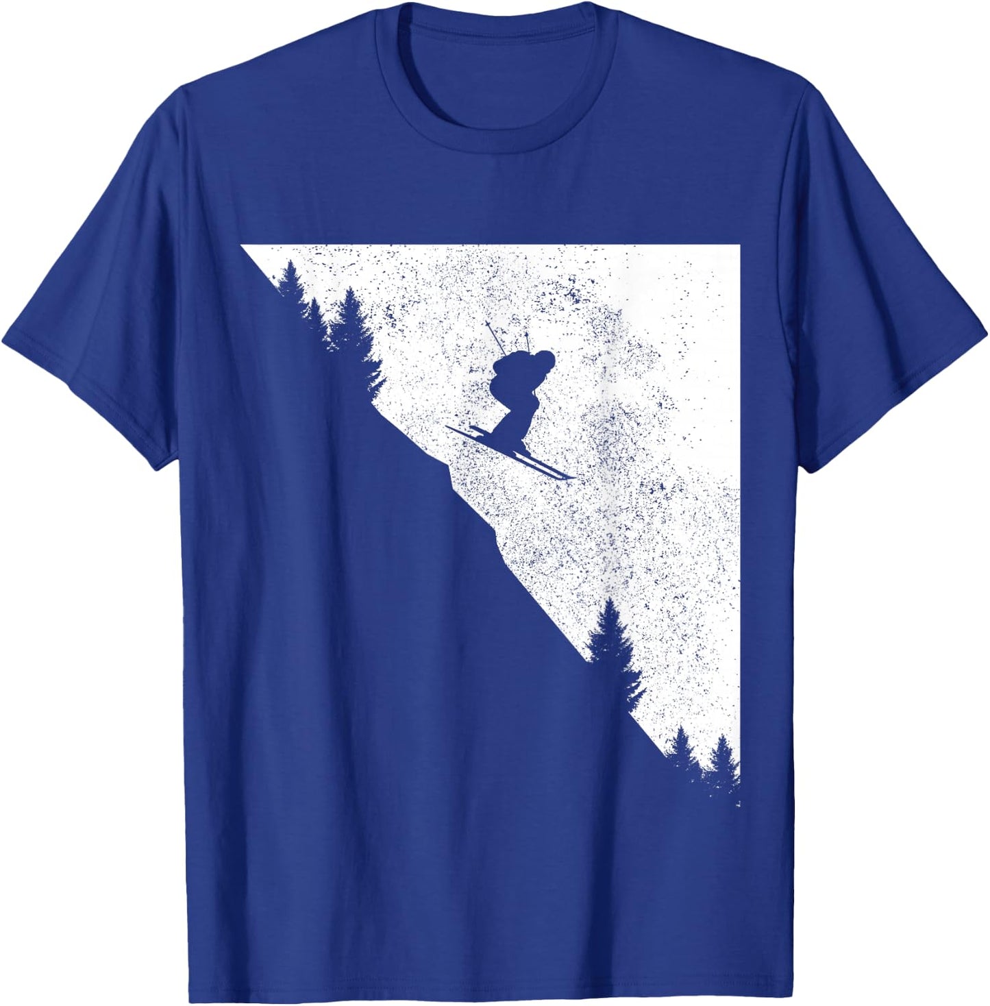 Ski Downhill Skiing Freeski Winter Sports Skiers T-Shirt - T-Shirt | Royal