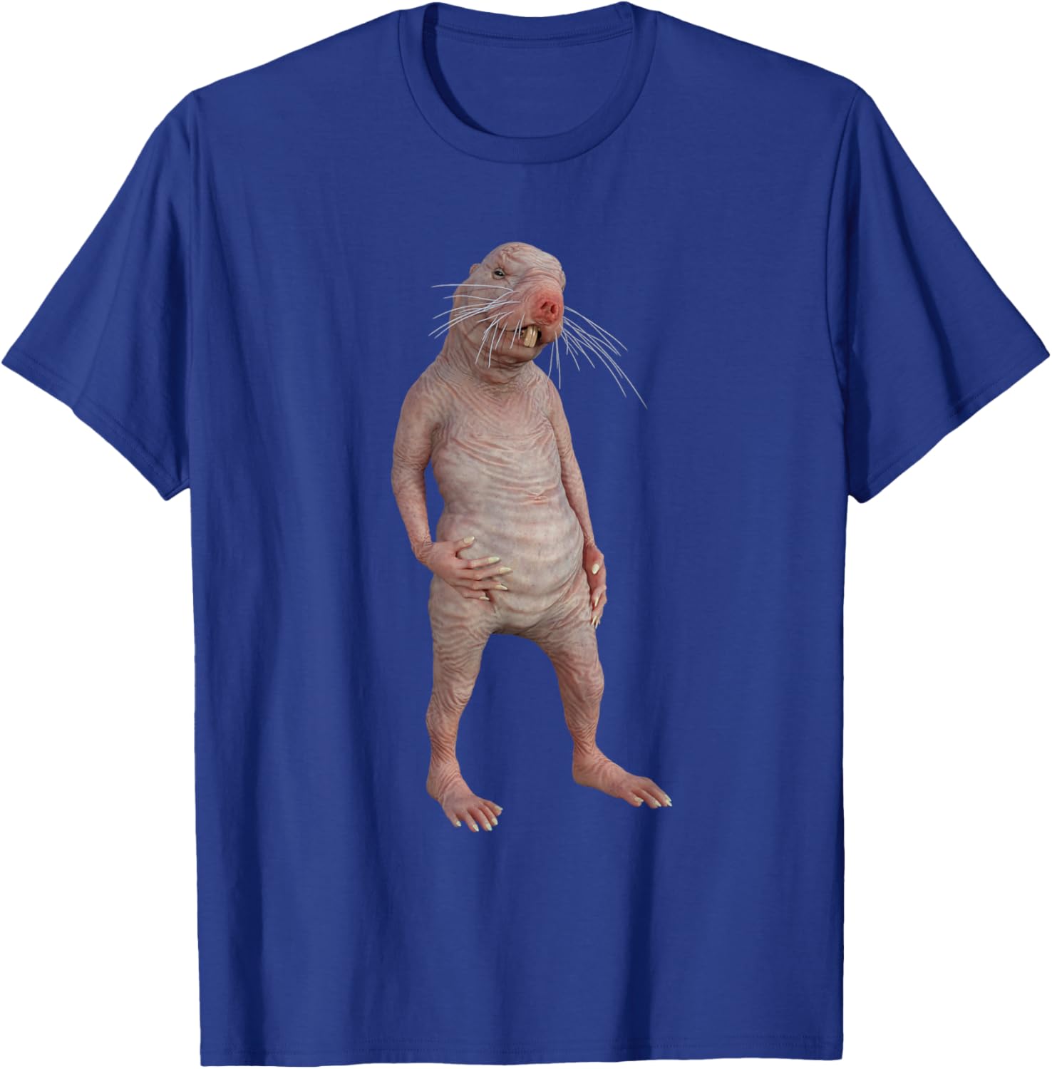 Live Weird Funny Naked Mole Rat Strange Animal T-Shirt - T-Shirt | Royal