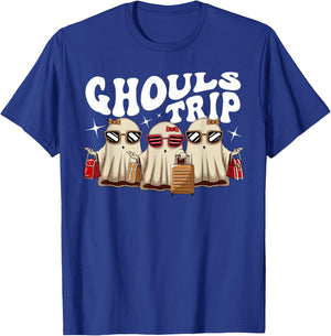 Ghouls Trip Halloween Spooky Cute Women Ghost Girls Trip T-Shirt - T-Shirt | Royal