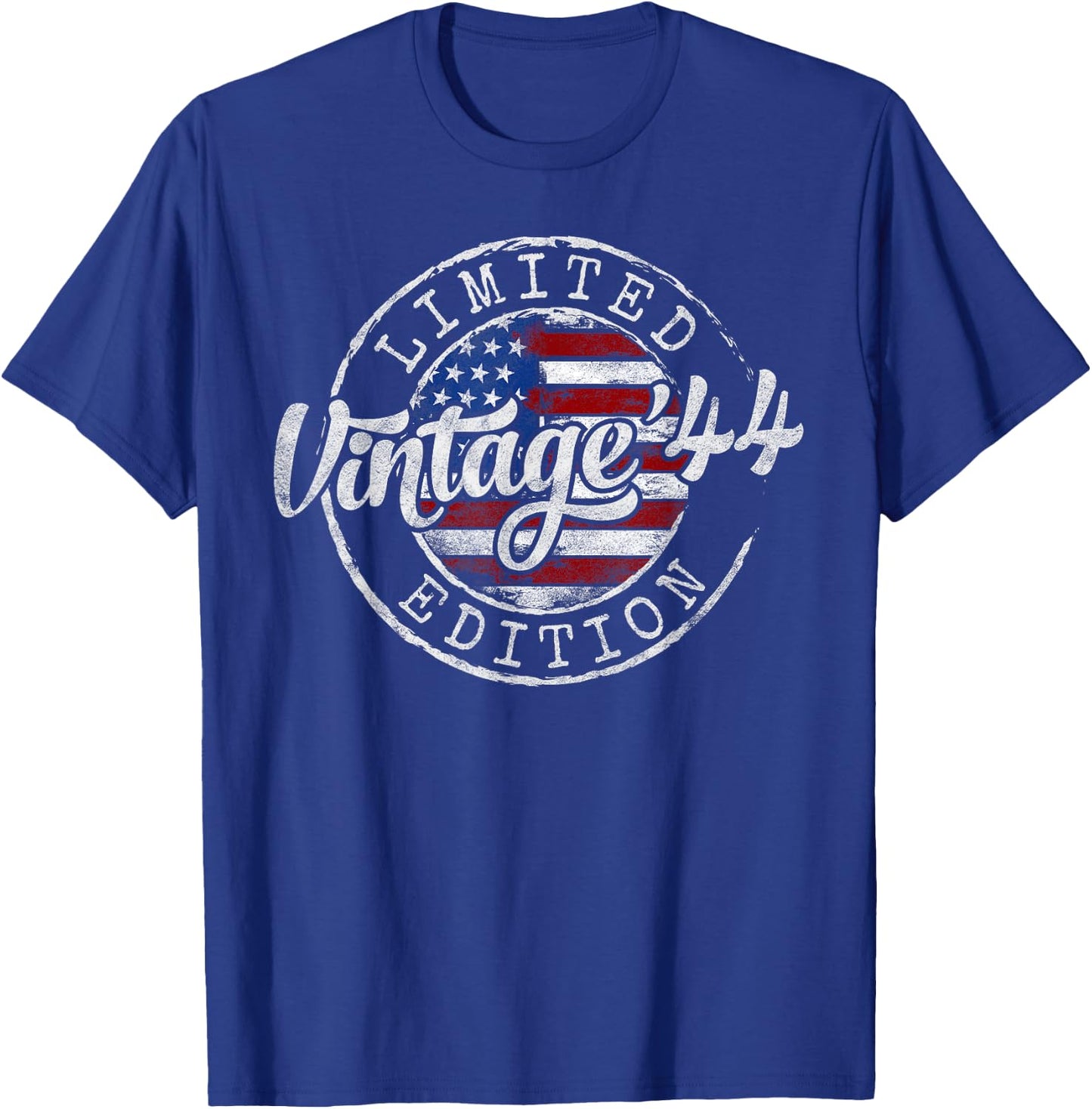 Vintage 1944 81st Birthday Gifts Women 81 Year Old T-Shirt - T-Shirt | Royal