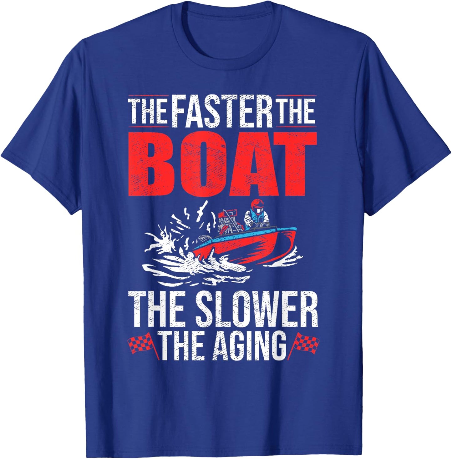 Drag Boating Boat Driver Racer Boat Rider Drag Boat Racing T-Shirt - T-Shirt | Royal