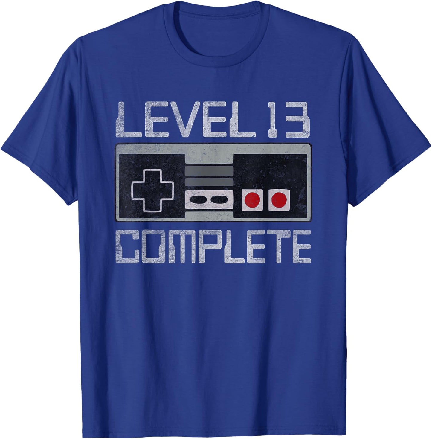 Level 13 Complete 13 Year 13th Wedding Anniversary T-Shirt - T-Shirt | Royal