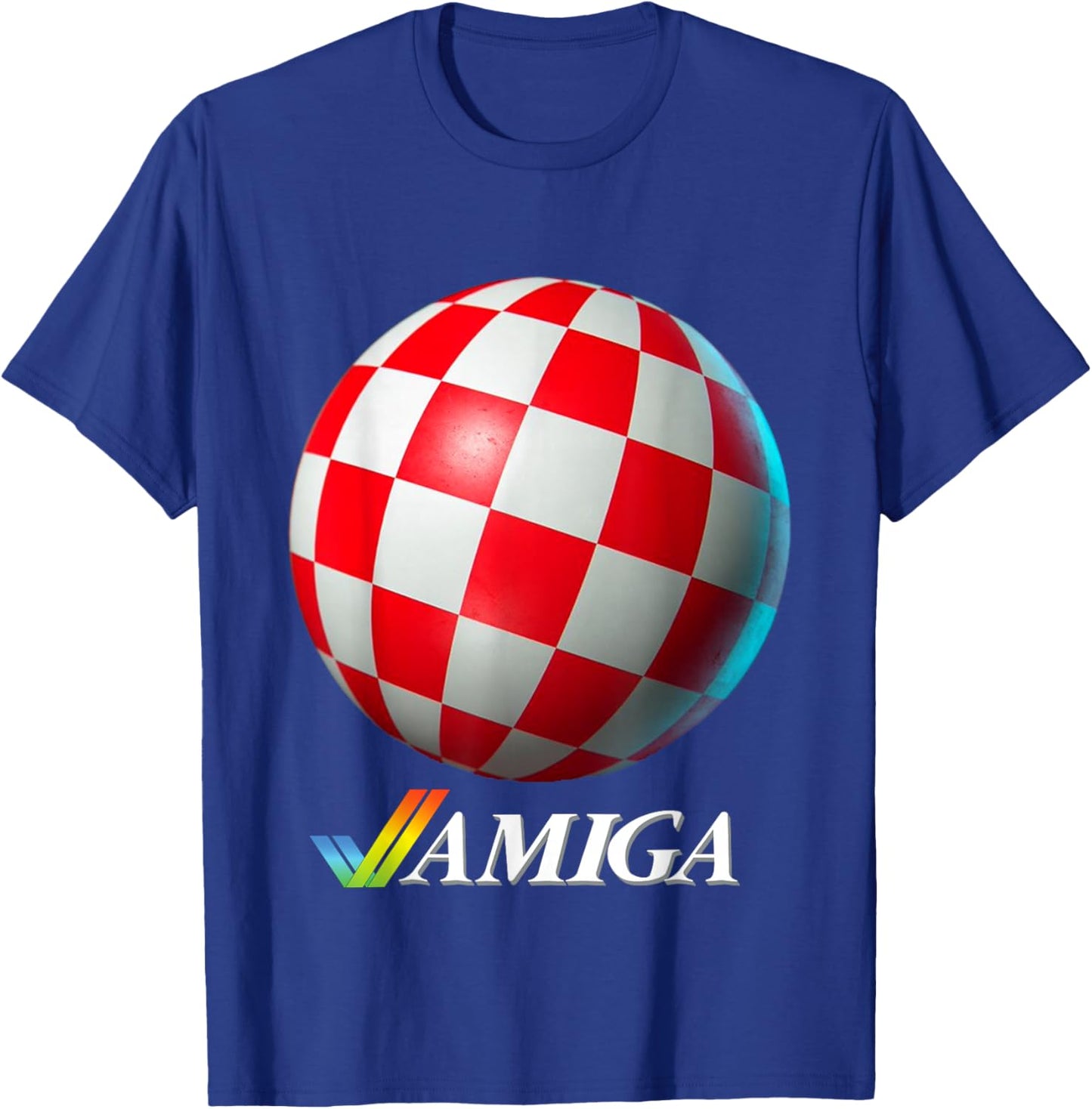 Commodore AMIGA: Boing Ball T-Shirt - T-Shirt | Royal