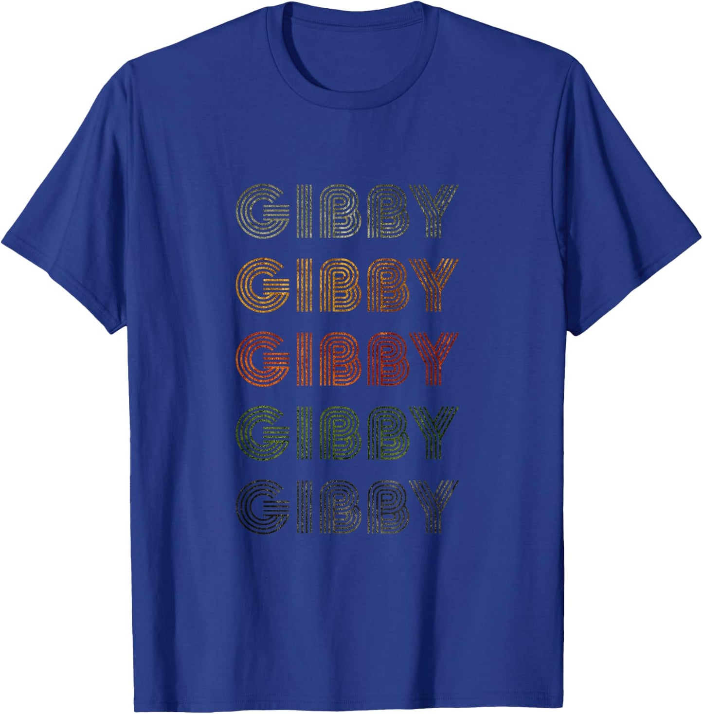 Love Heart Gibby Grunge Vintage Style Black Gibby T-Shirt - T-Shirt | Royal