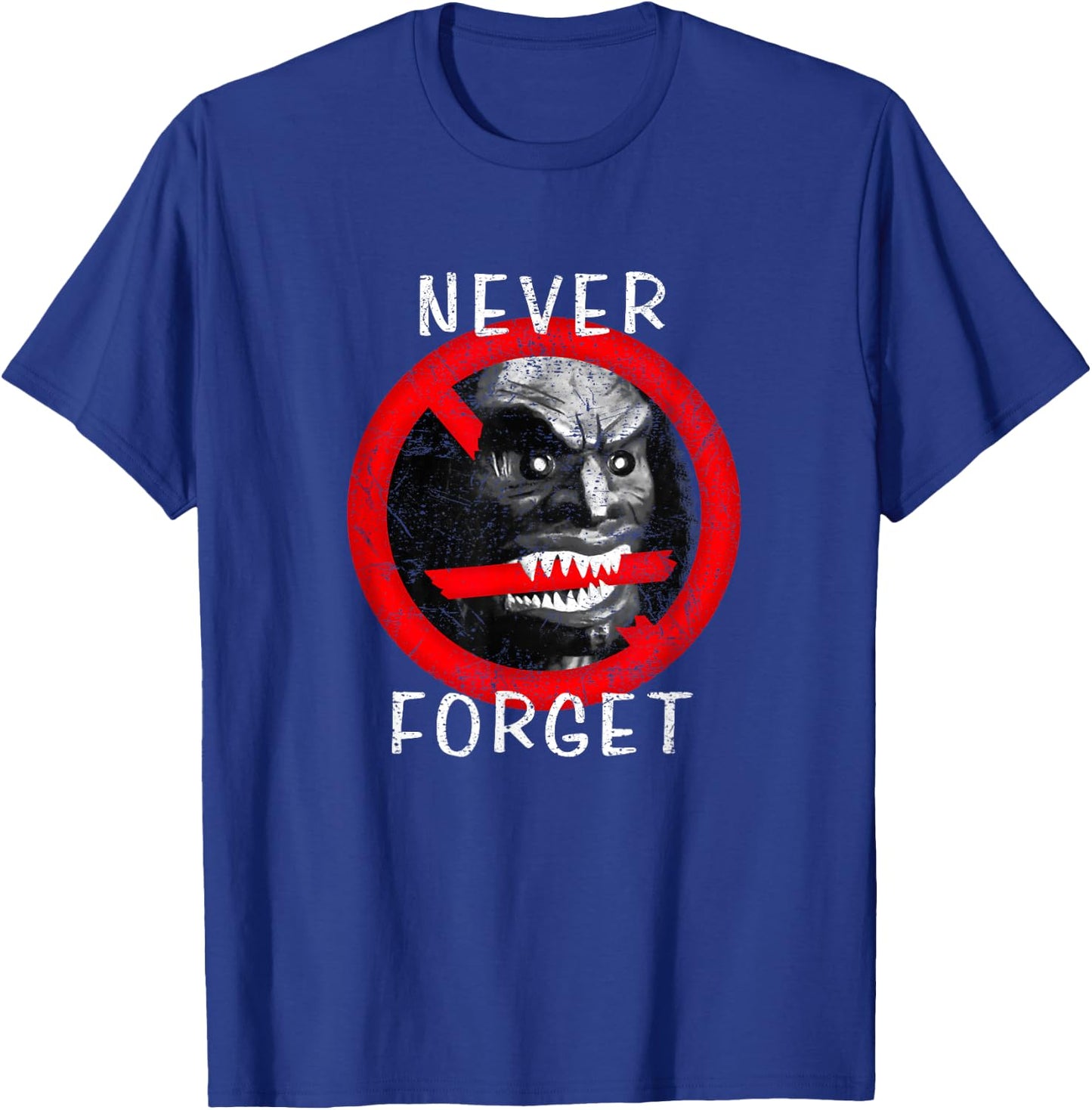 Zuni Doll Never Forget Funny 70s Gen X Pop Culture Vintage T-Shirt - T-Shirt | Royal