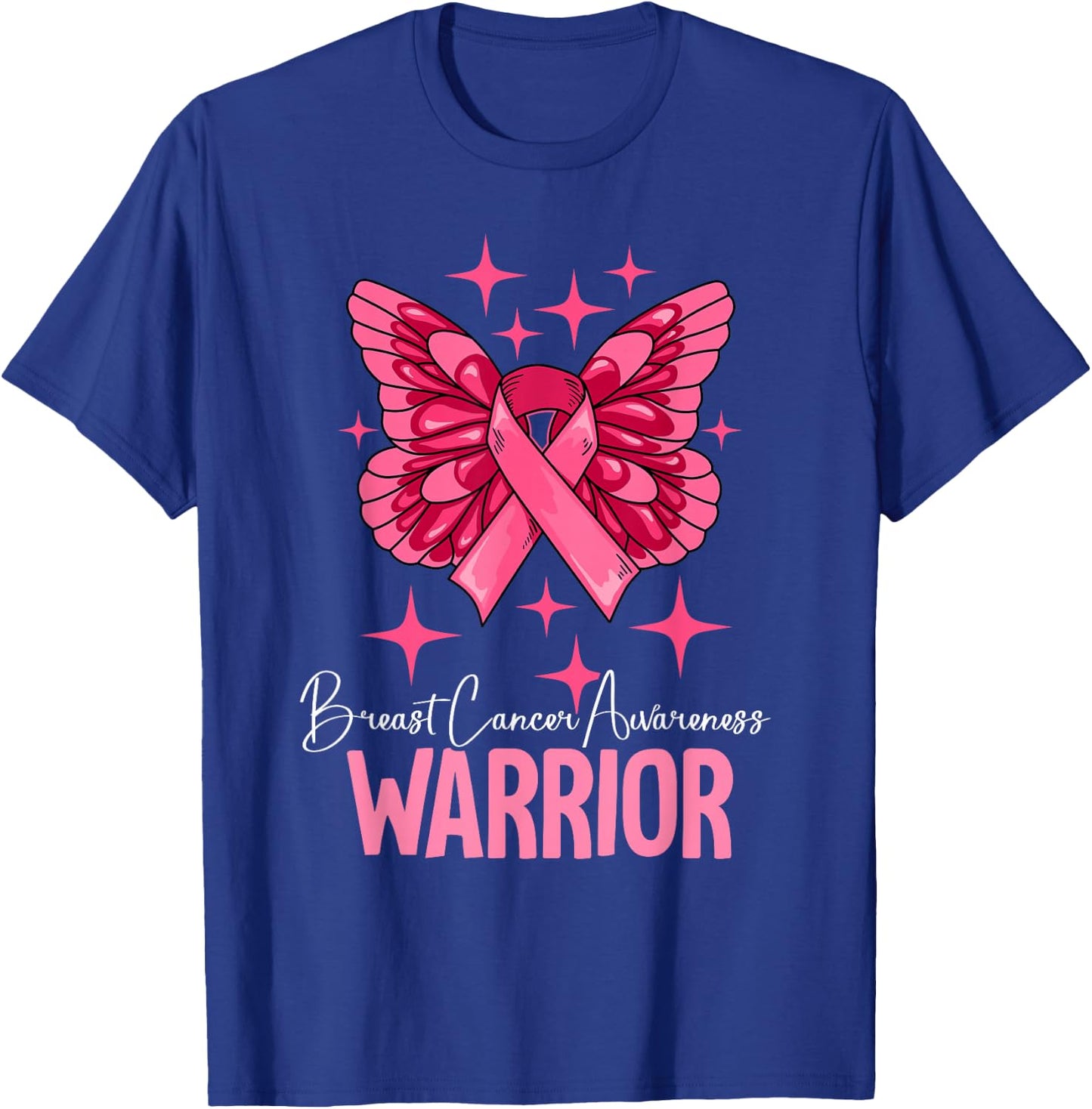 Warrior Breast Cancer T-Shirt - T-Shirt | Royal