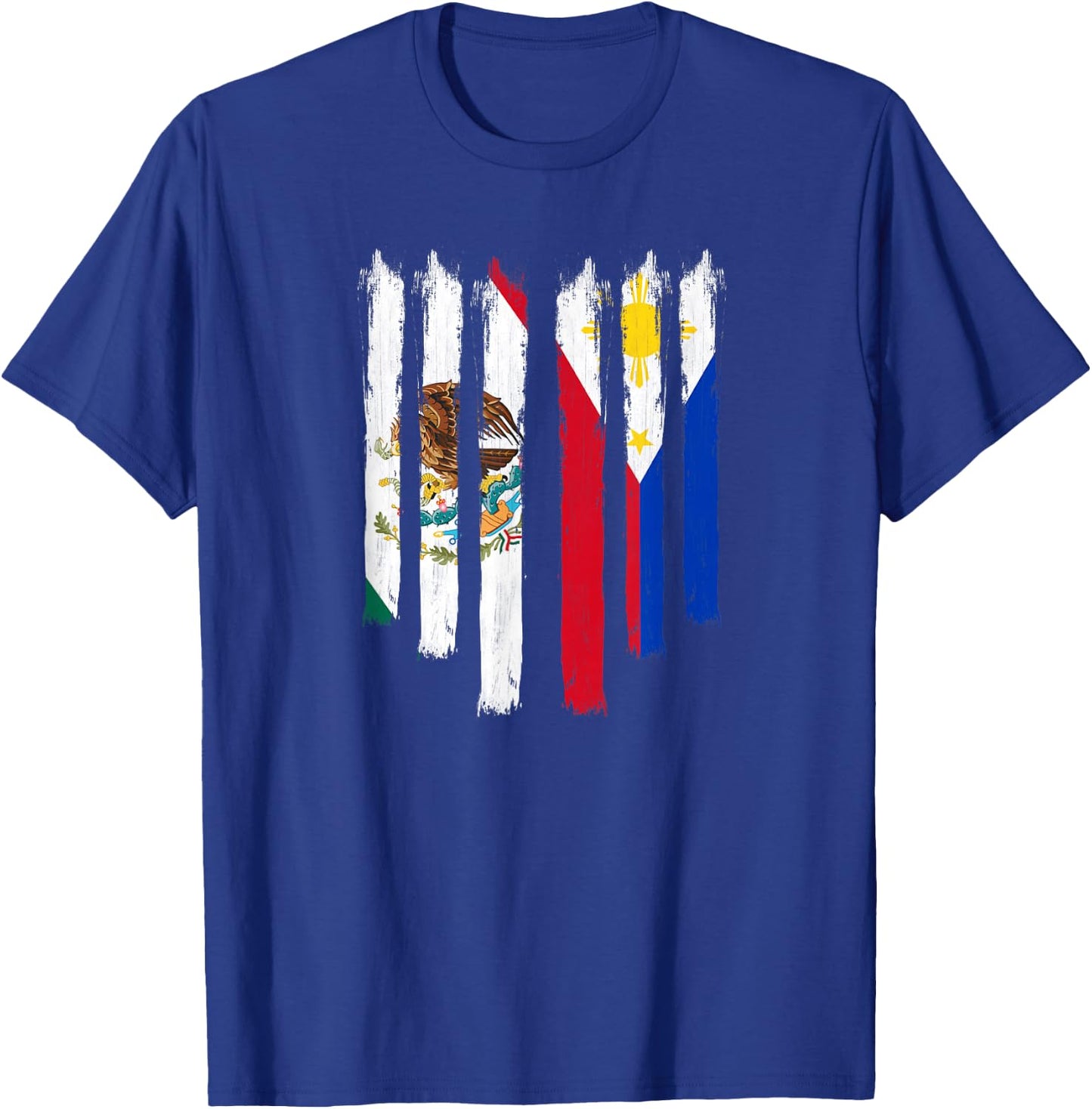 Philippines Mexico Filipino Proud Mexipino Mexican Flag T-Shirt - T-Shirt | Royal