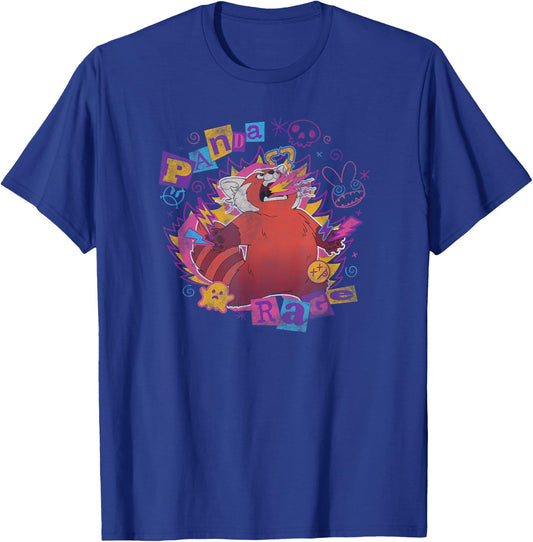 Disney Pixar Turning Red Mei Comic Panda Rage T-Shirt - T-Shirt | Royal