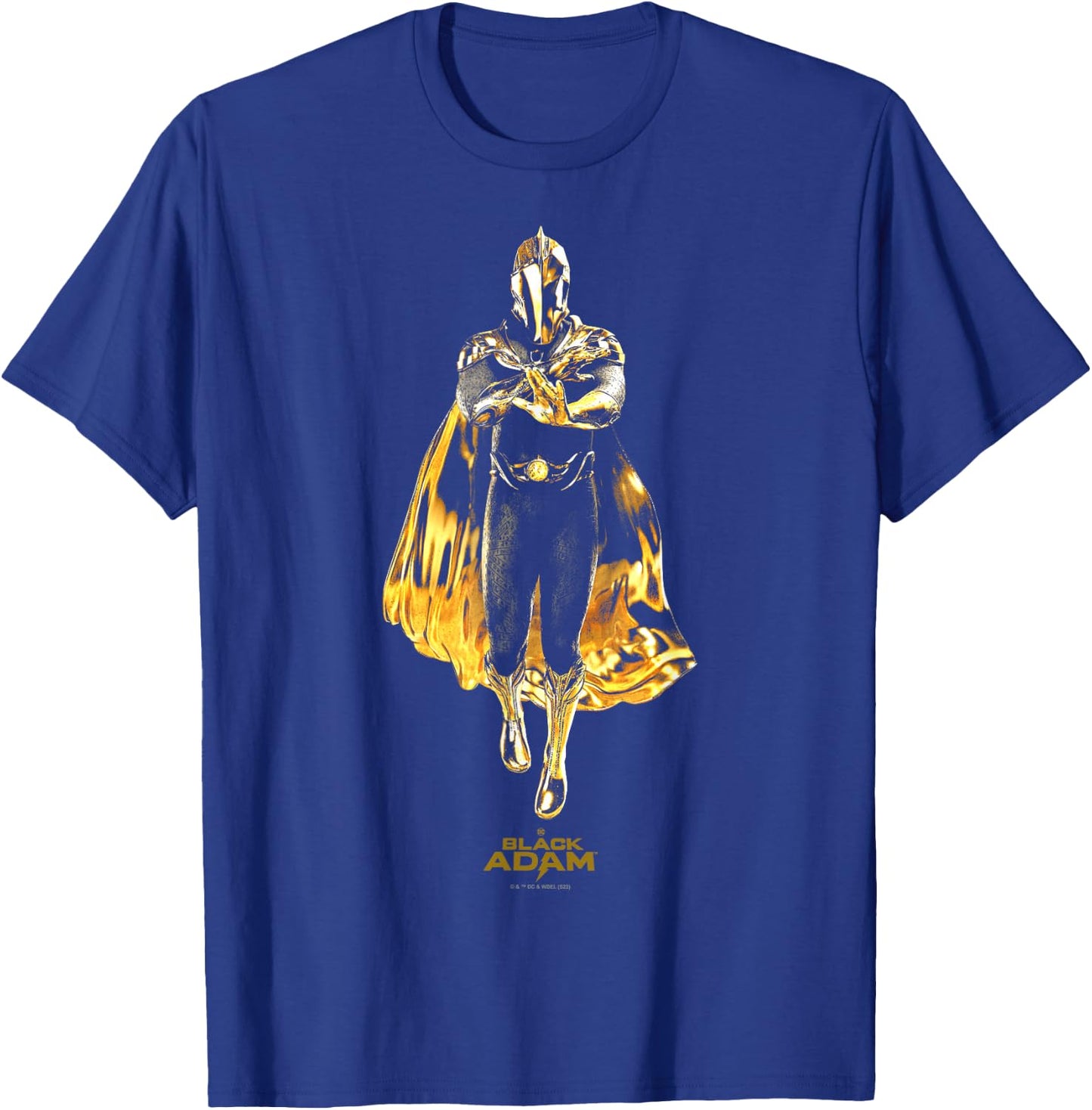 Black Adam Dr. Fate Shadowed Pose Poster T-Shirt - T-Shirt | Royal